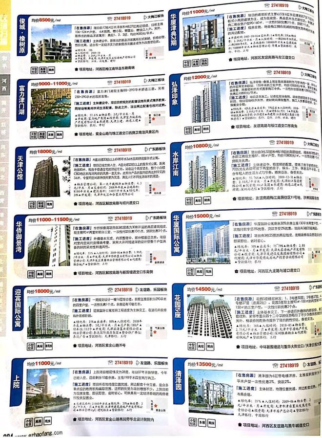 一張21年前的天津房地產廣告，看完后我淚崩了